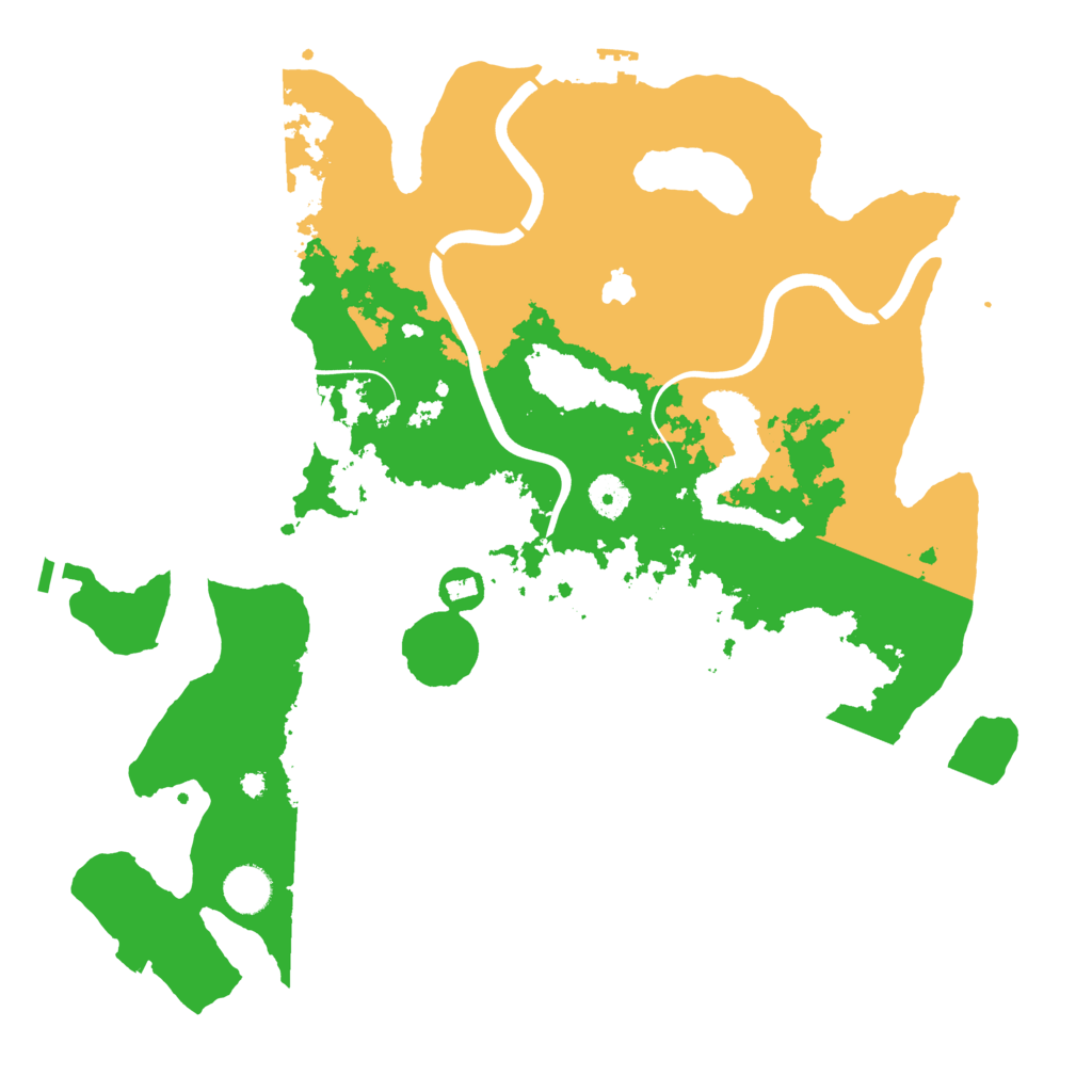 Biome Rust Map: Procedural Map, Size: 4000, Seed: 947551