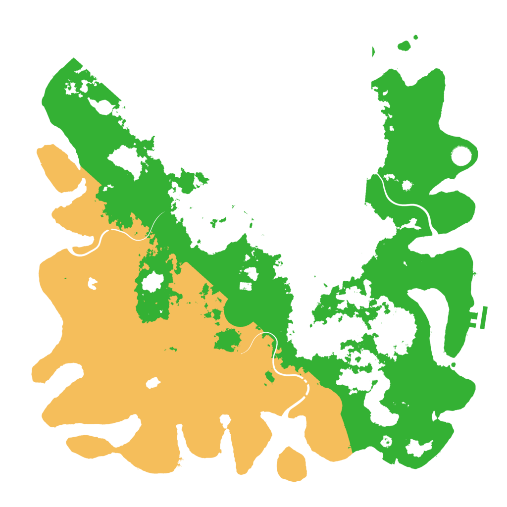 Biome Rust Map: Procedural Map, Size: 4500, Seed: 2715934