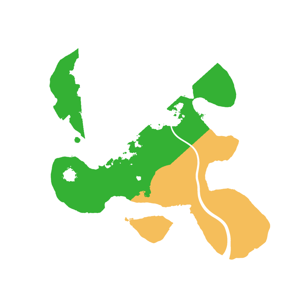 Biome Rust Map: Procedural Map, Size: 2000, Seed: 604857291