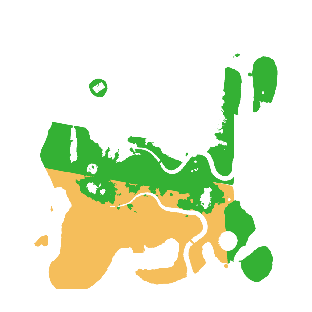 Biome Rust Map: Procedural Map, Size: 3000, Seed: 272837873