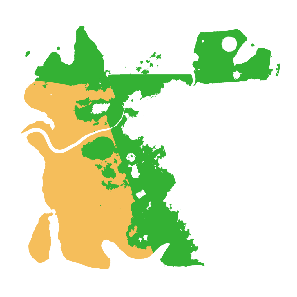 Biome Rust Map: Procedural Map, Size: 3500, Seed: 307537954