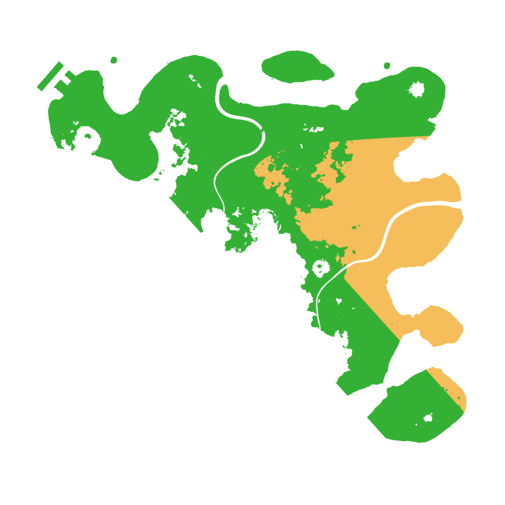 Biome Rust Map: Procedural Map, Size: 3000, Seed: 75957