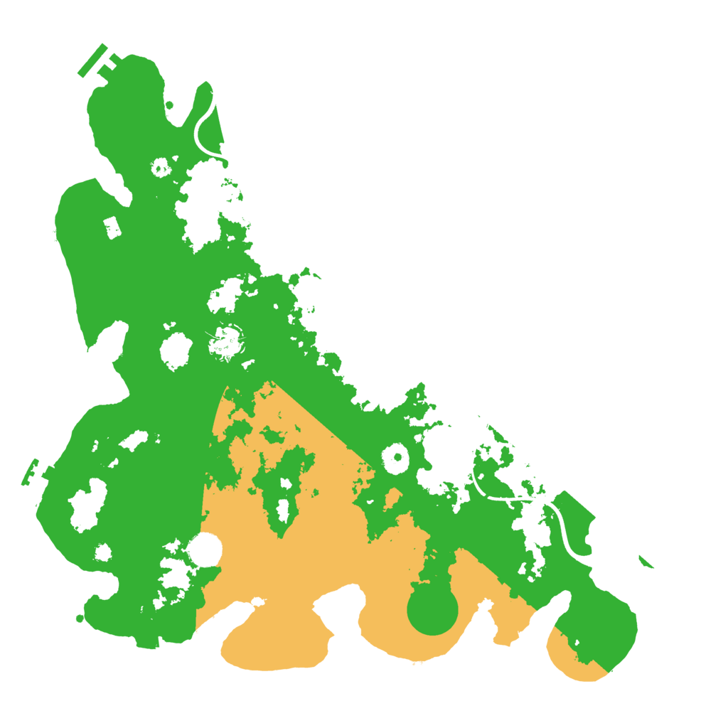 Biome Rust Map: Procedural Map, Size: 3750, Seed: 1204567890