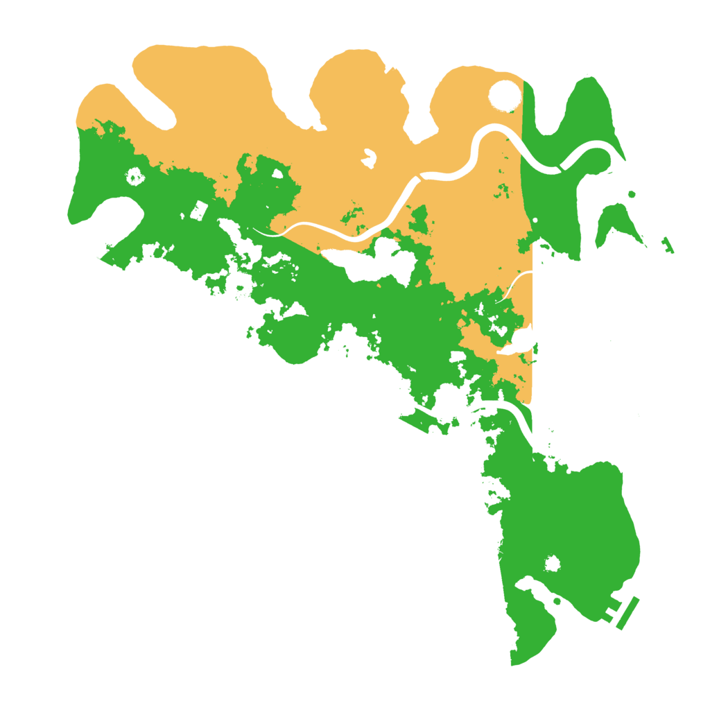 Biome Rust Map: Procedural Map, Size: 4000, Seed: 65001