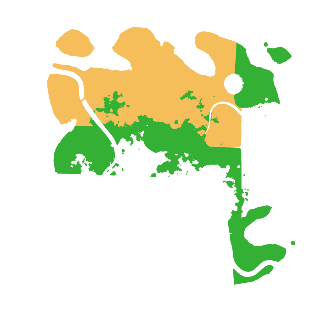 Biome Rust Map: Procedural Map, Size: 3000, Seed: 47322