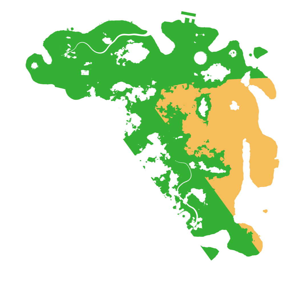 Biome Rust Map: Procedural Map, Size: 4000, Seed: 34536
