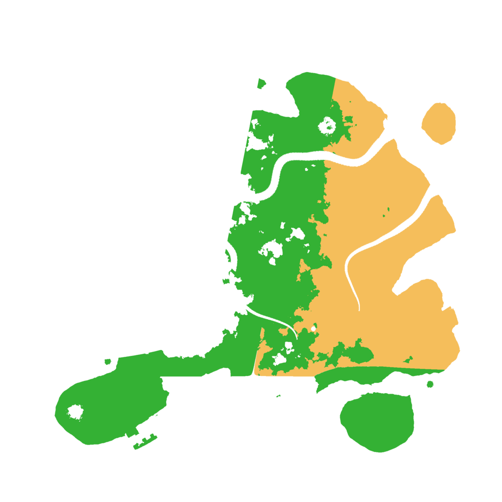 Biome Rust Map: Procedural Map, Size: 3000, Seed: 528796447