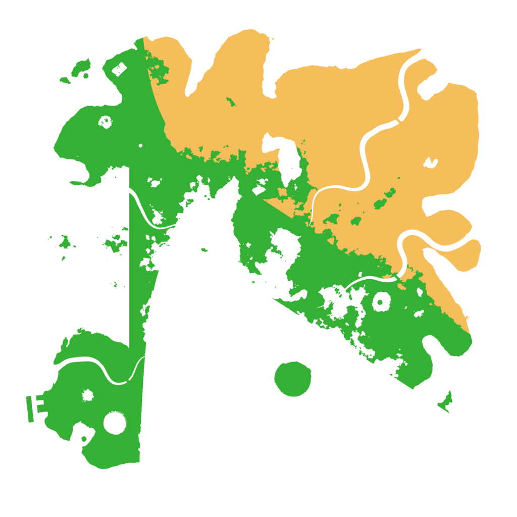 Biome Rust Map: Procedural Map, Size: 4000, Seed: 3384132