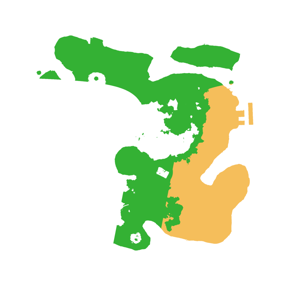 Biome Rust Map: Procedural Map, Size: 2699, Seed: 35120303