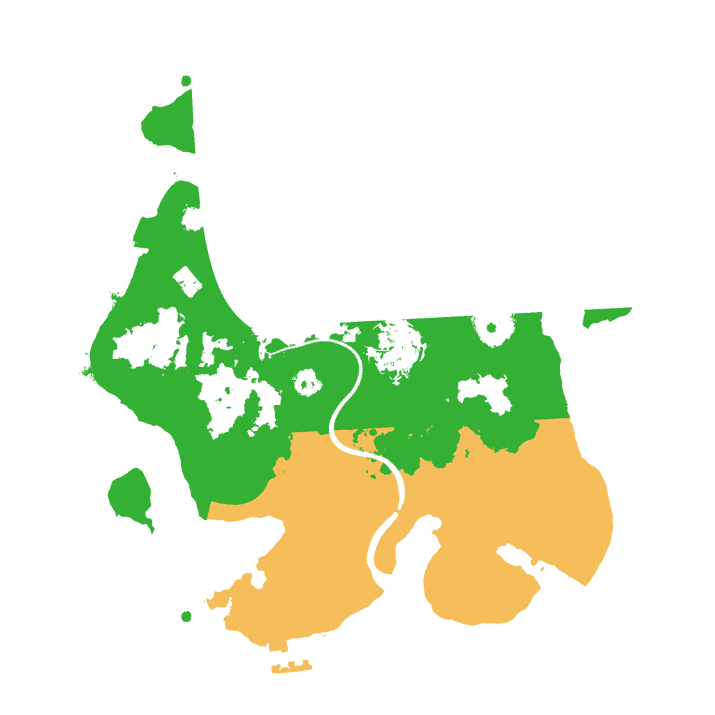 Biome Rust Map: Procedural Map, Size: 2699, Seed: 35120305