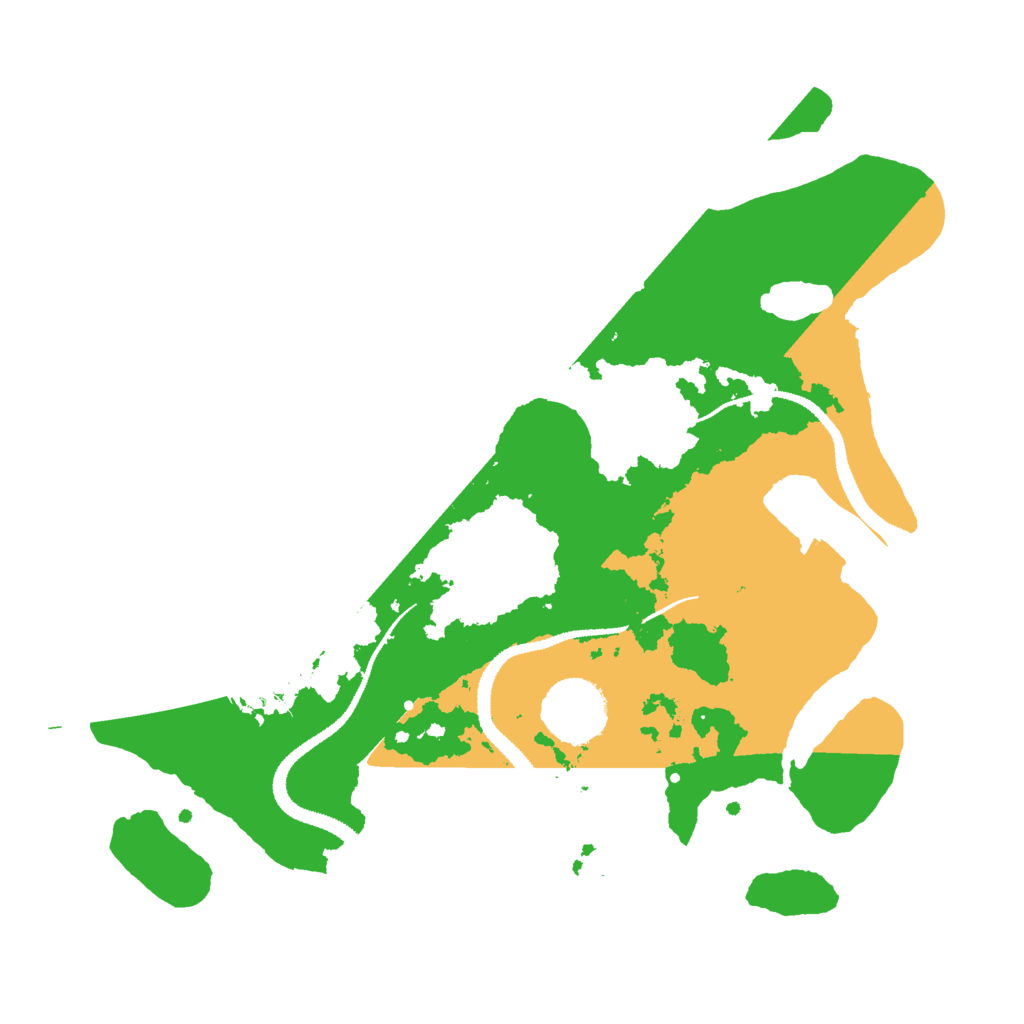 Biome Rust Map: Procedural Map, Size: 3000, Seed: 9601782