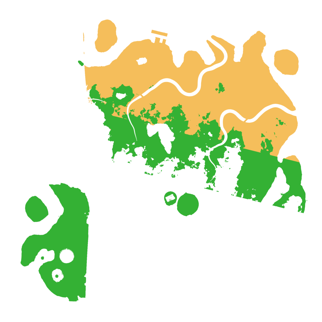 Biome Rust Map: Procedural Map, Size: 4000, Seed: 890549861