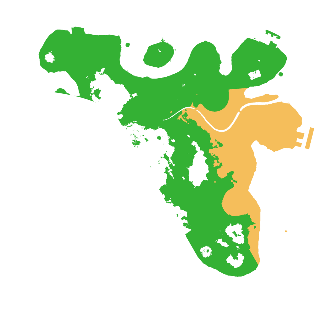 Biome Rust Map: Procedural Map, Size: 3000, Seed: 1291656870