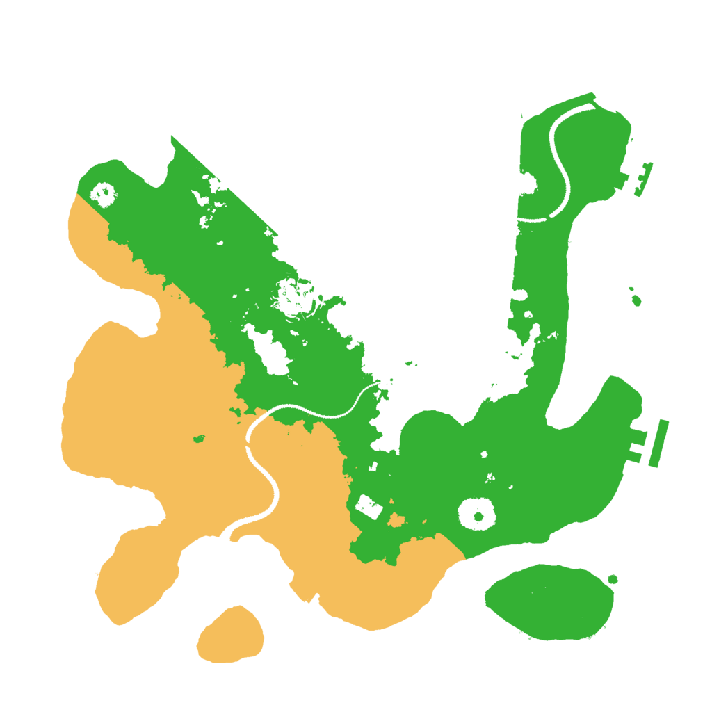 Biome Rust Map: Procedural Map, Size: 3000, Seed: 622104438