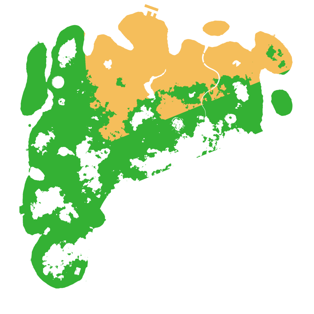 Biome Rust Map: Procedural Map, Size: 4500, Seed: 1609