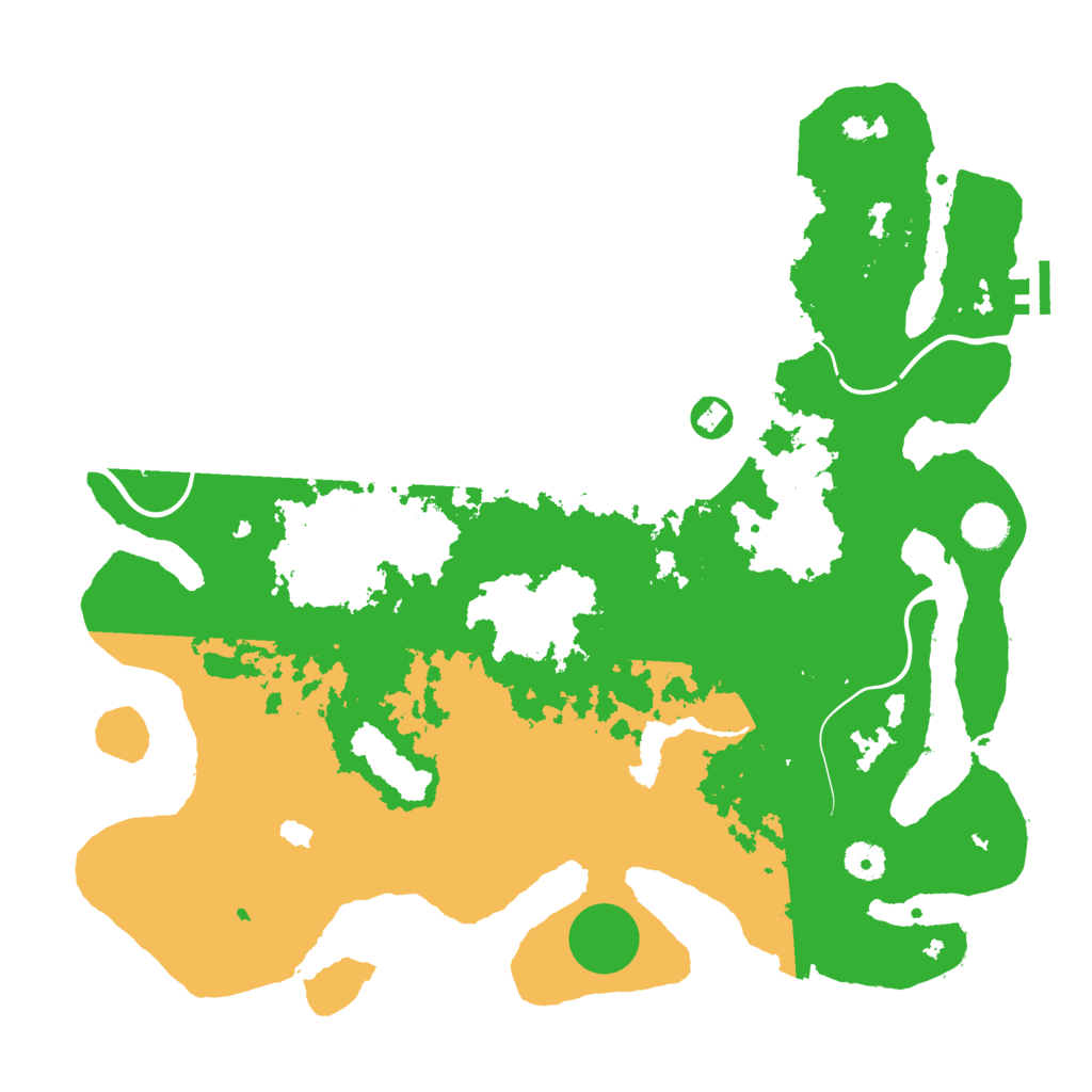 Biome Rust Map: Procedural Map, Size: 4100, Seed: 563757