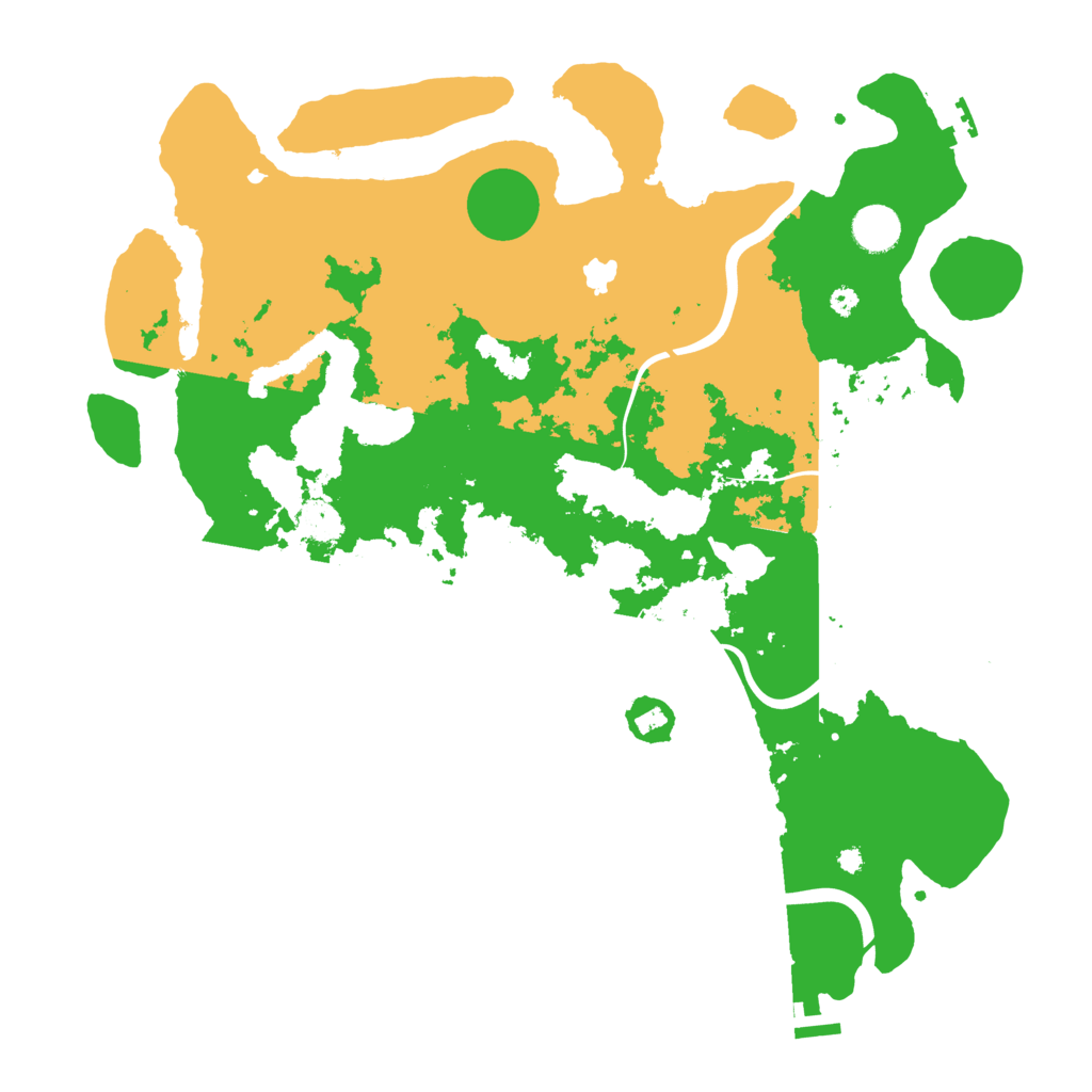 Biome Rust Map: Procedural Map, Size: 4000, Seed: 349675