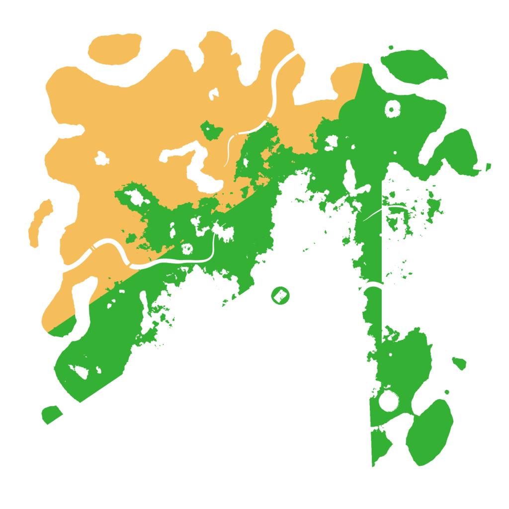 Biome Rust Map: Procedural Map, Size: 4500, Seed: 4826