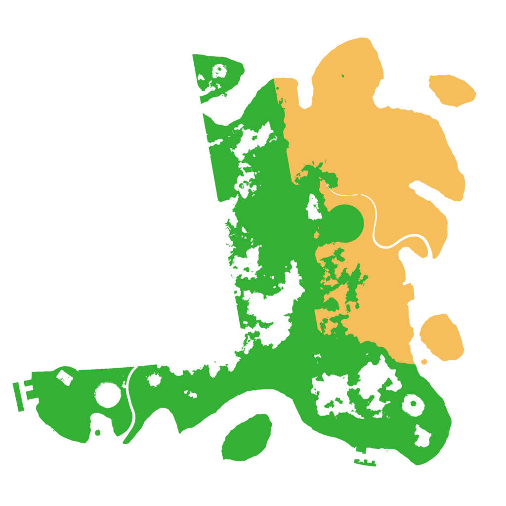 Biome Rust Map: Procedural Map, Size: 3500, Seed: 1839474463