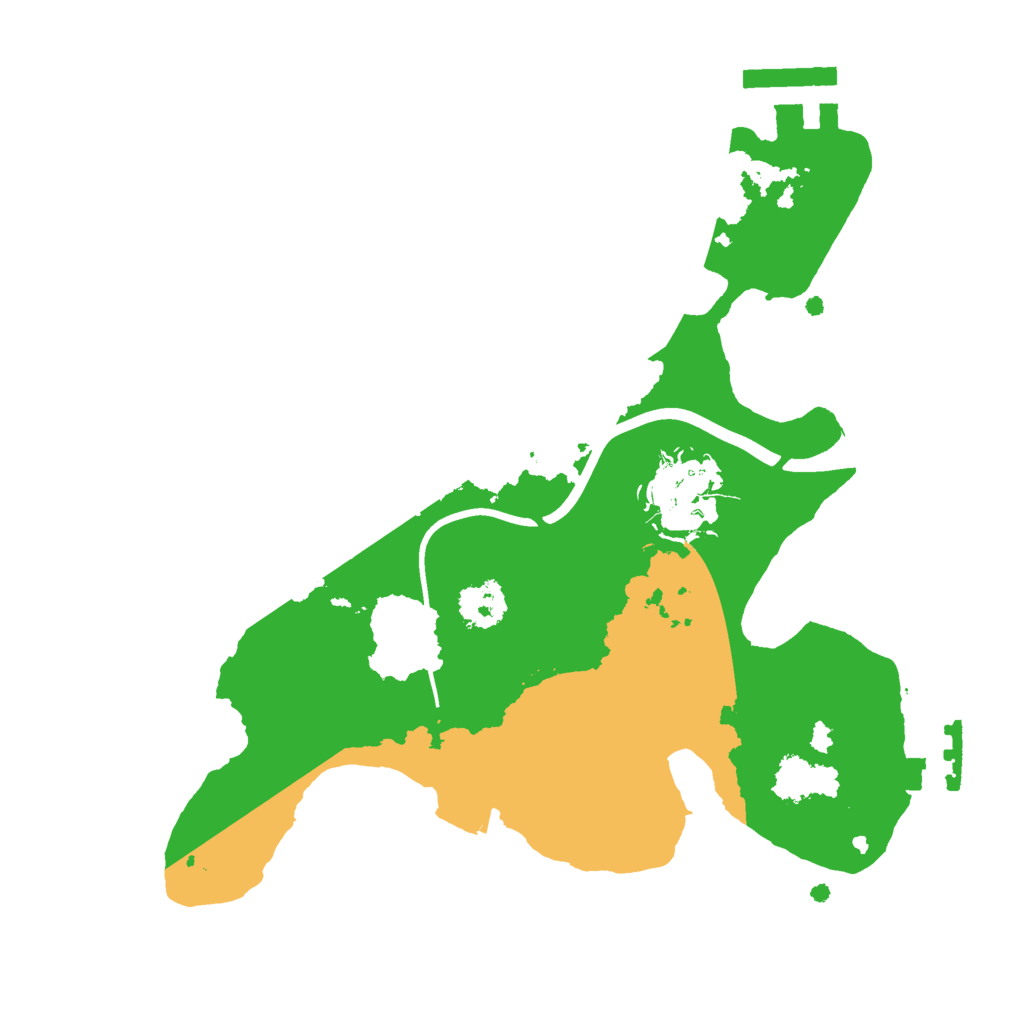 Biome Rust Map: Procedural Map, Size: 2200, Seed: 1108527084