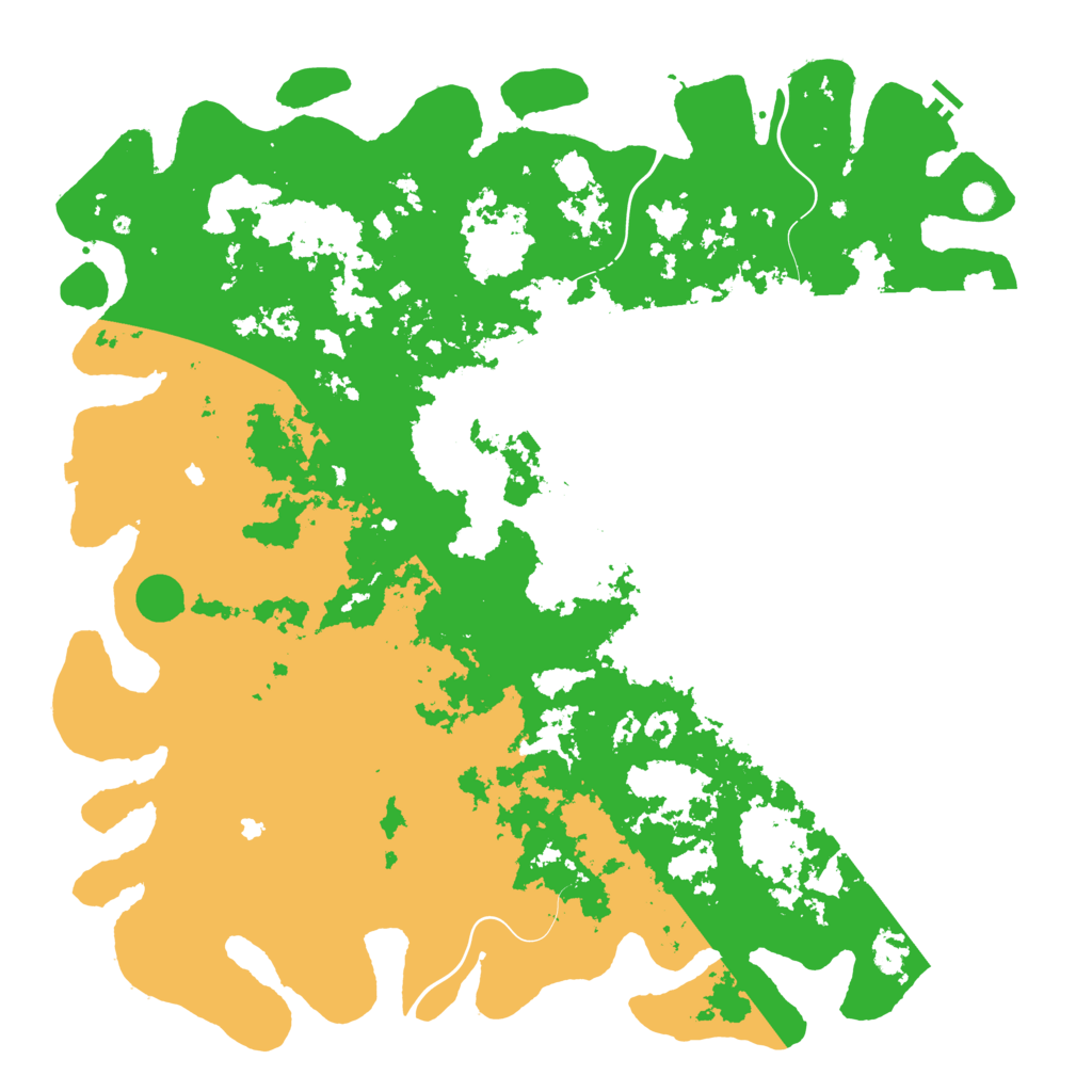 Biome Rust Map: Procedural Map, Size: 6000, Seed: 1939827525