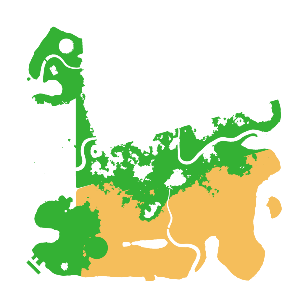 Biome Rust Map: Procedural Map, Size: 3600, Seed: 1102671429