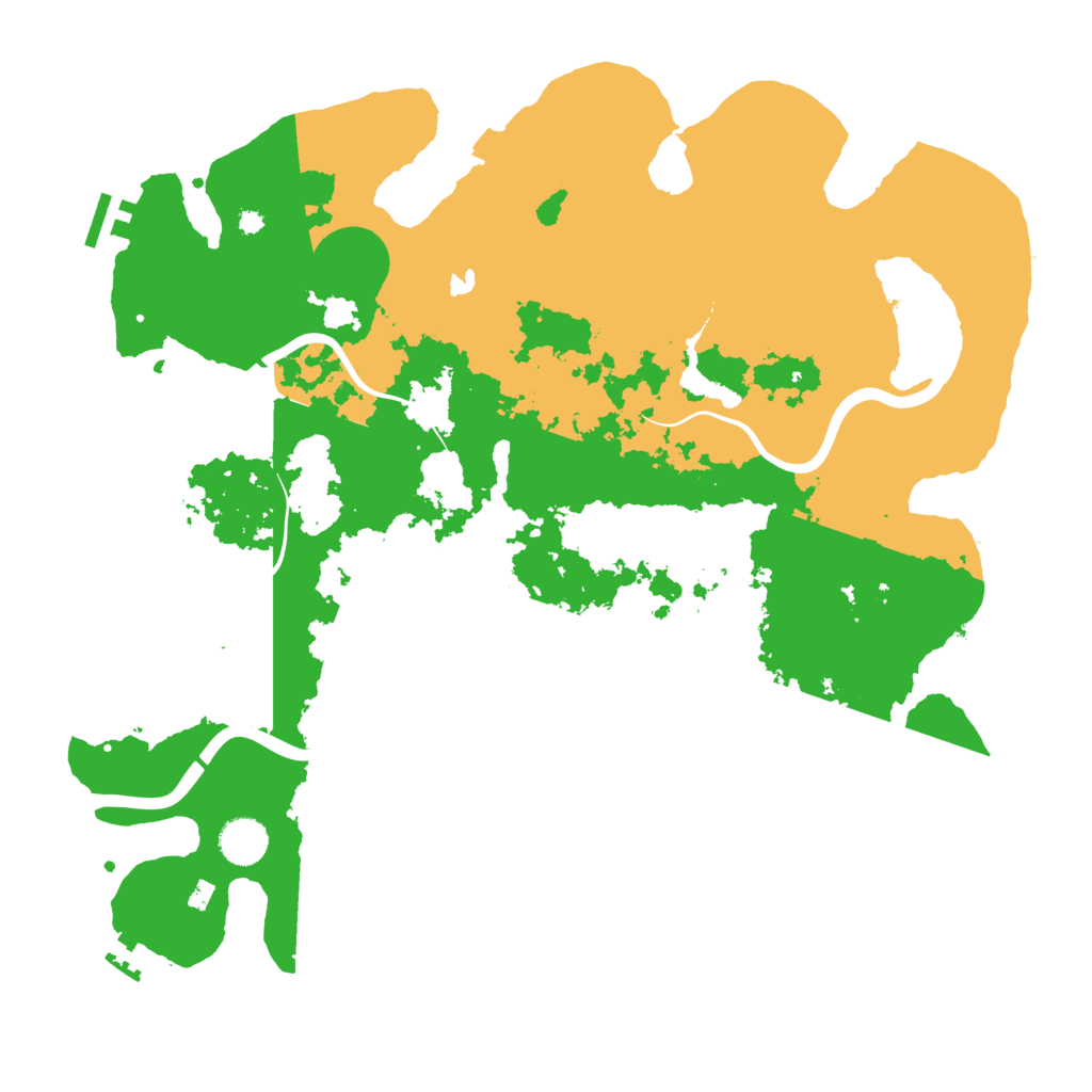 Biome Rust Map: Procedural Map, Size: 4000, Seed: 524079766