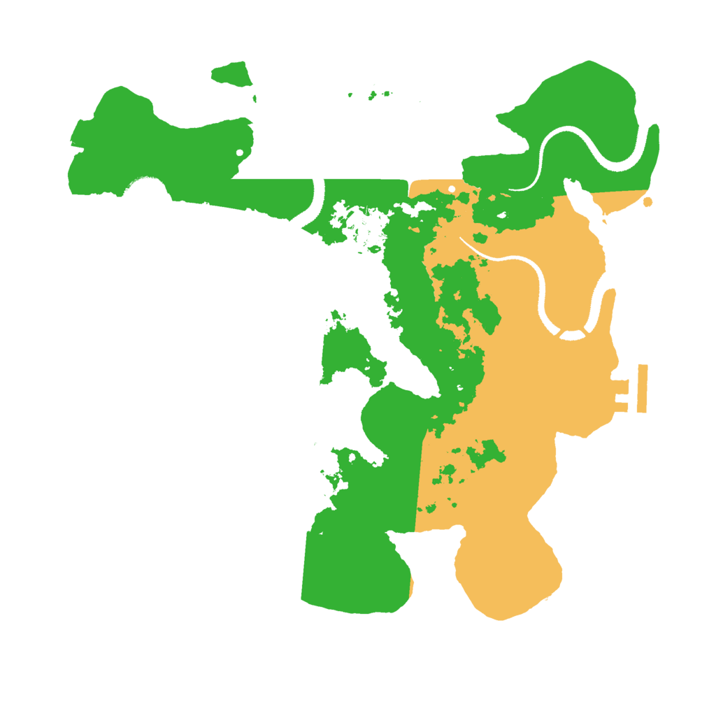 Biome Rust Map: Procedural Map, Size: 3000, Seed: 681912337