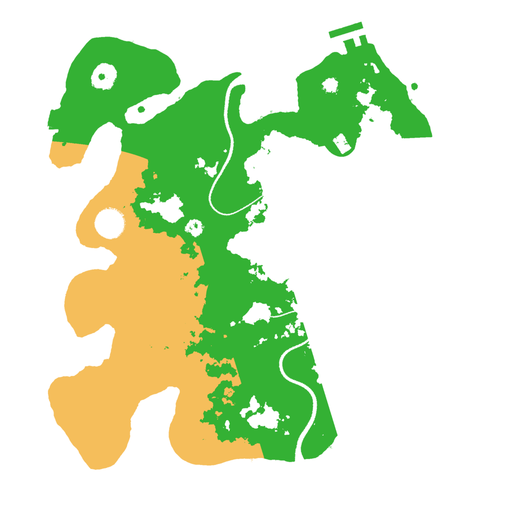 Biome Rust Map: Procedural Map, Size: 3000, Seed: 449485187
