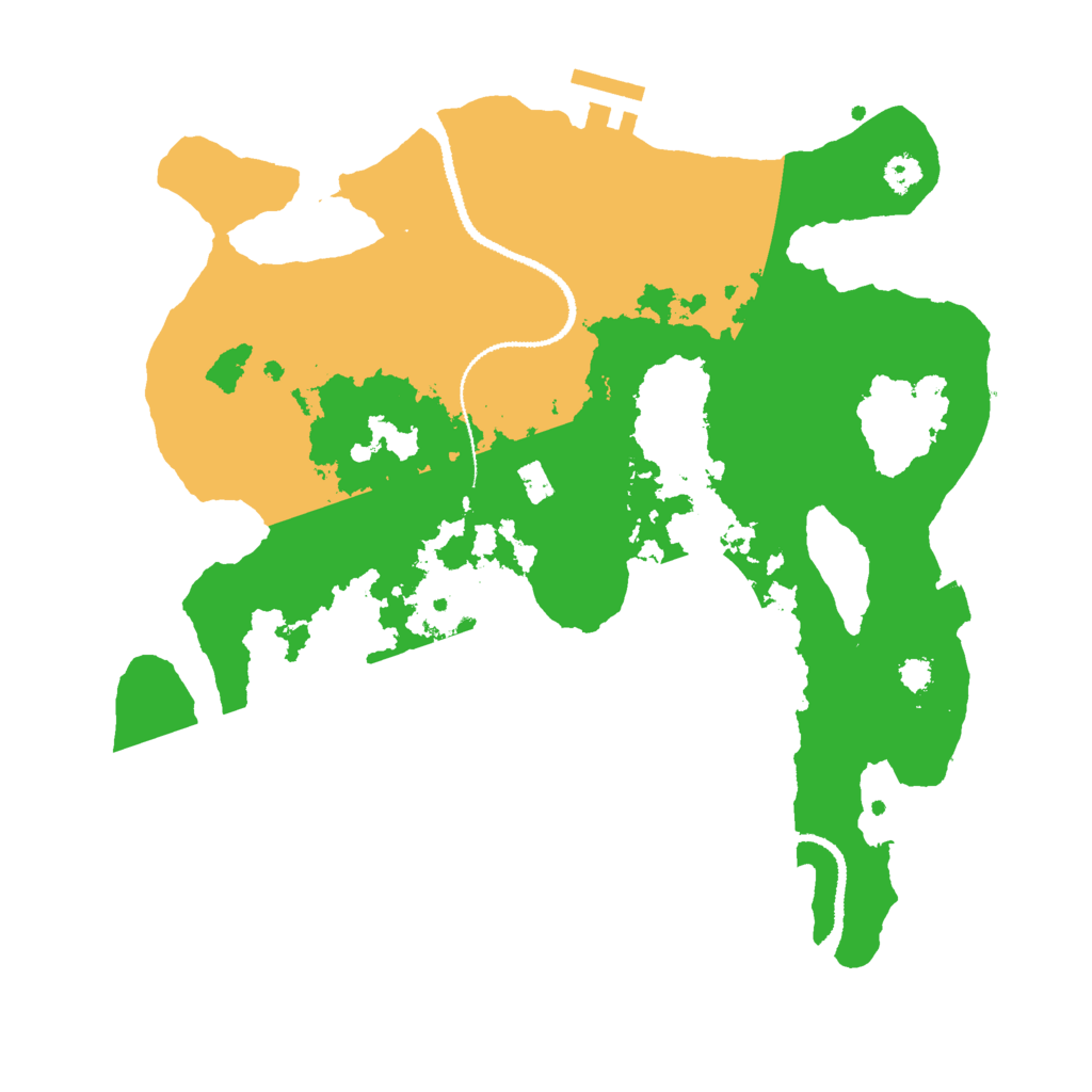 Biome Rust Map: Procedural Map, Size: 3000, Seed: 769209392