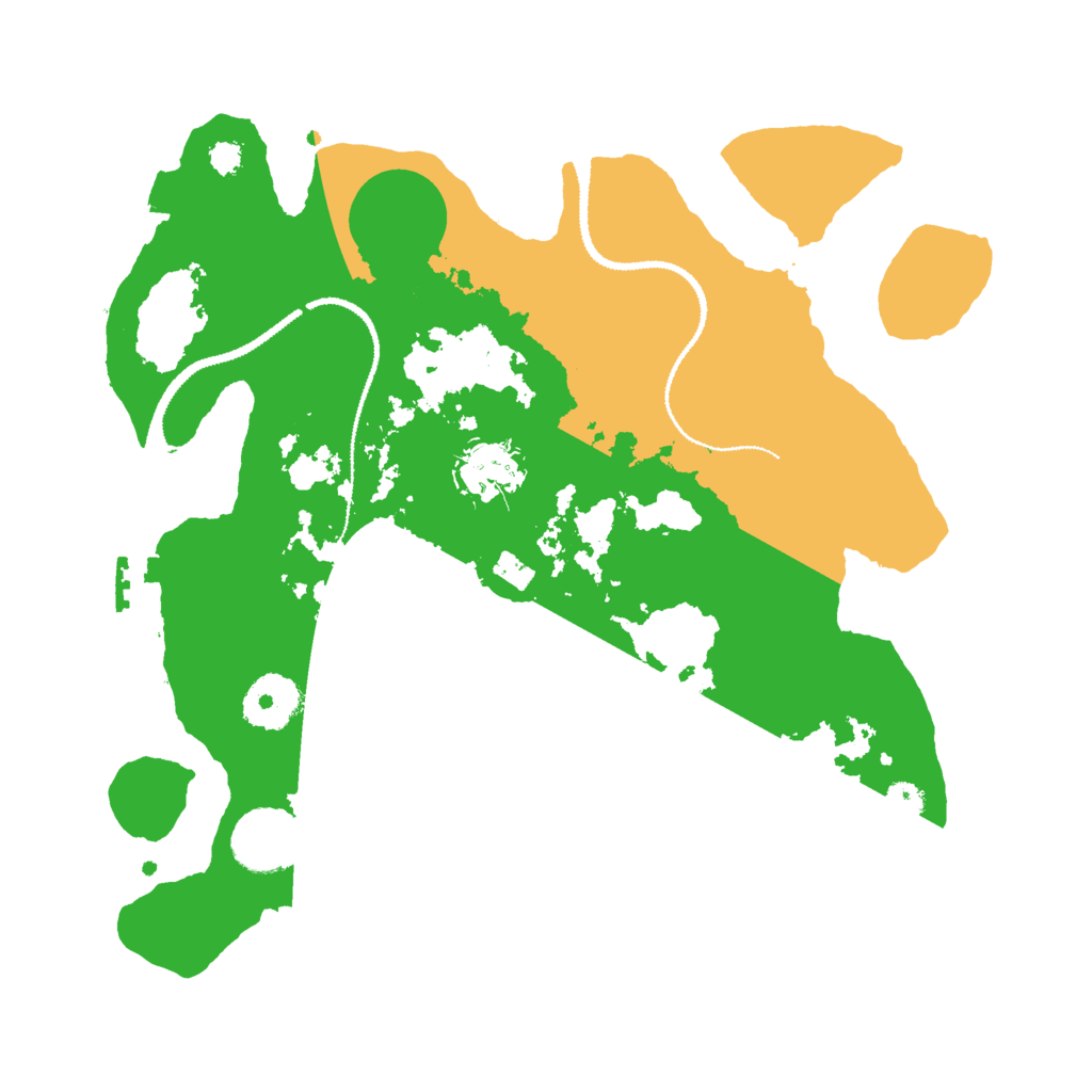 Biome Rust Map: Procedural Map, Size: 3000, Seed: 729855504