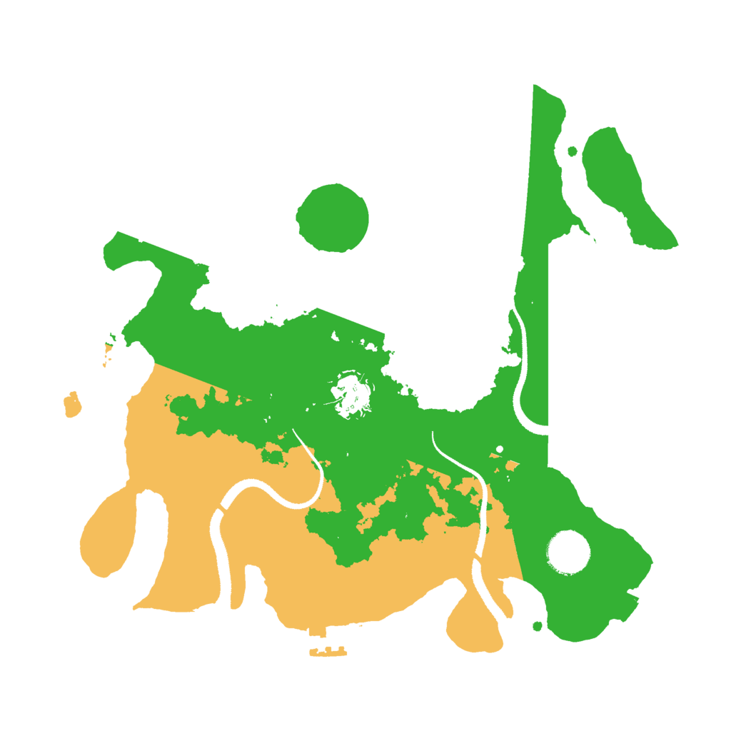 Biome Rust Map: Procedural Map, Size: 3000, Seed: 378087589