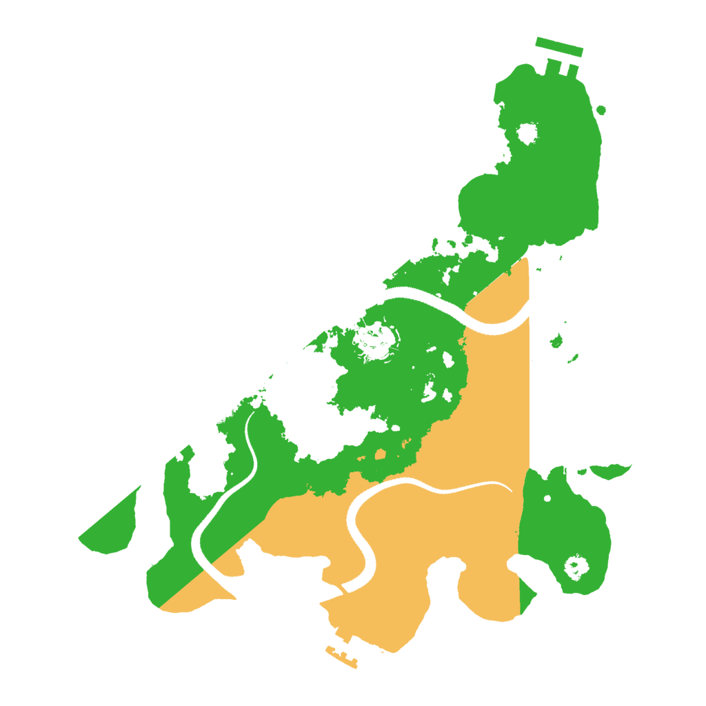 Biome Rust Map: Procedural Map, Size: 3000, Seed: 83429