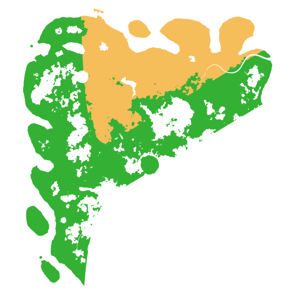 Biome Rust Map: Procedural Map, Size: 4500, Seed: 739264