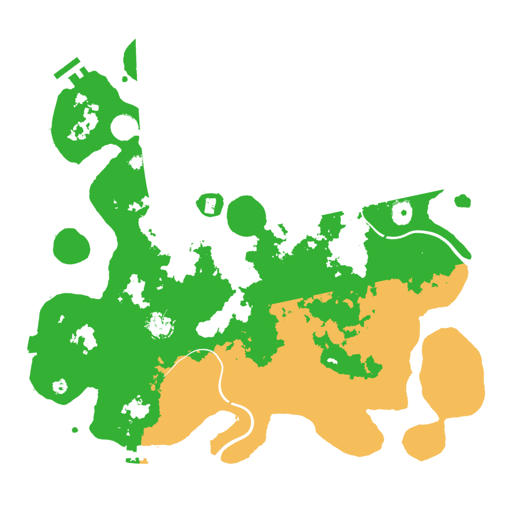 Biome Rust Map: Procedural Map, Size: 3500, Seed: 2112445016