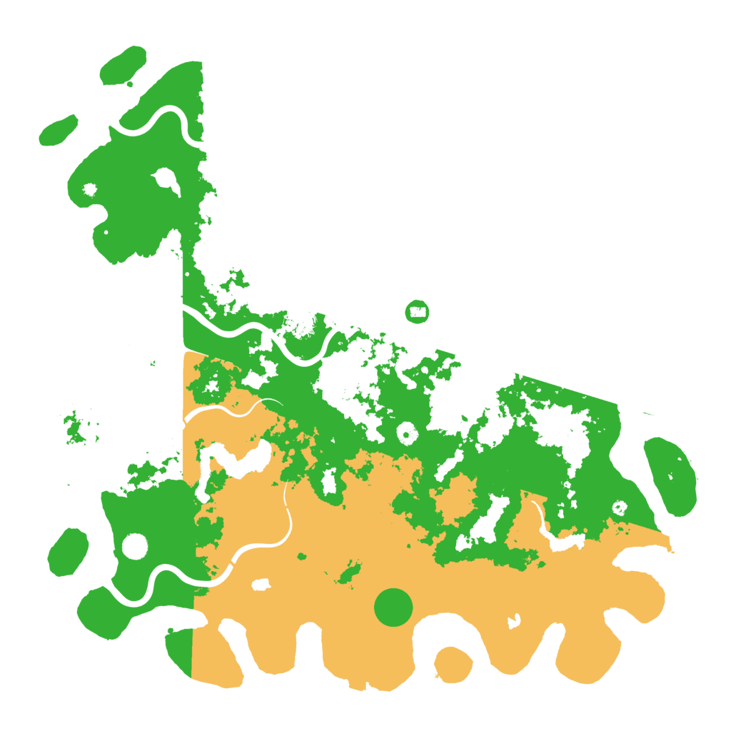 Biome Rust Map: Procedural Map, Size: 5000, Seed: 472829