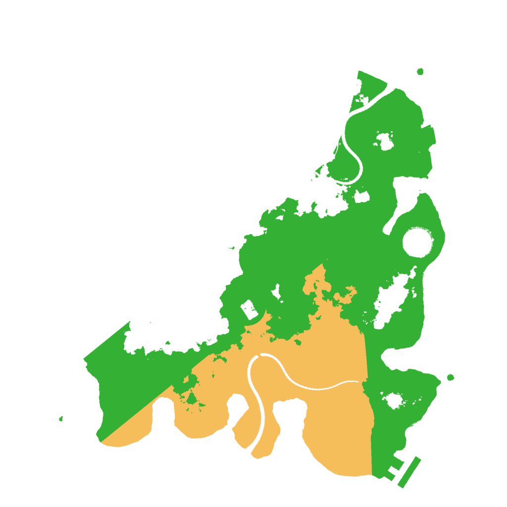 Biome Rust Map: Procedural Map, Size: 3000, Seed: 44770886