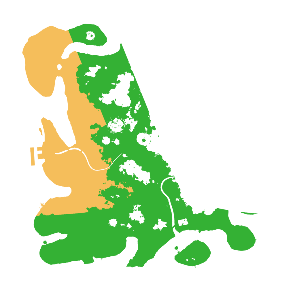 Biome Rust Map: Procedural Map, Size: 3300, Seed: 1017257473