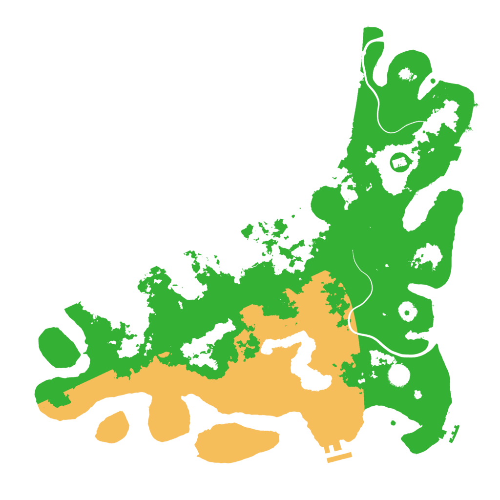 Biome Rust Map: Procedural Map, Size: 4000, Seed: 69187