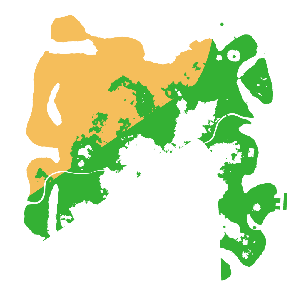 Biome Rust Map: Procedural Map, Size: 3600, Seed: 873