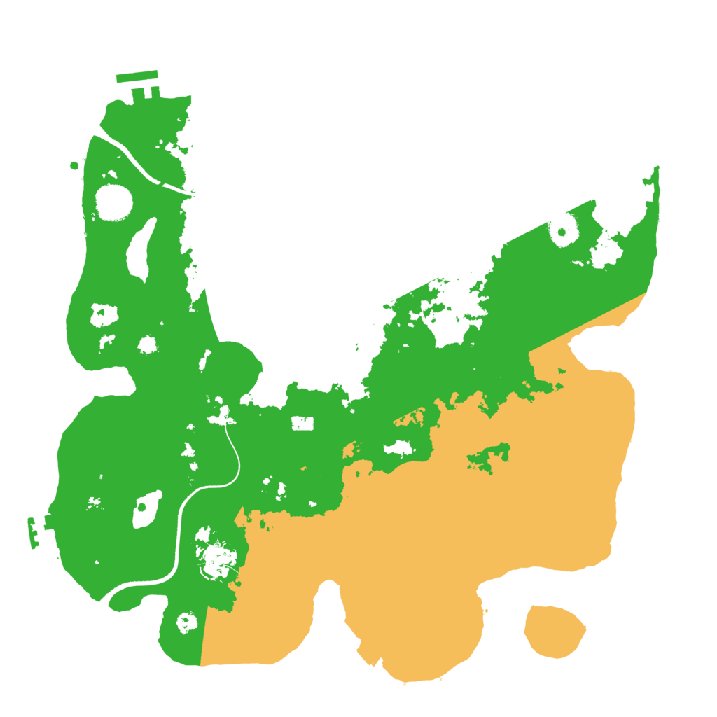 Biome Rust Map: Procedural Map, Size: 3500, Seed: 1449743632