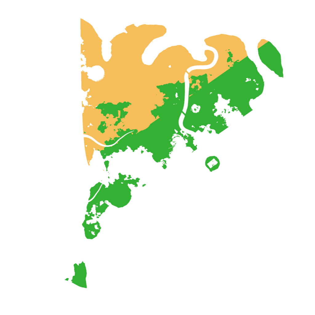 Biome Rust Map: Procedural Map, Size: 3600, Seed: 22503