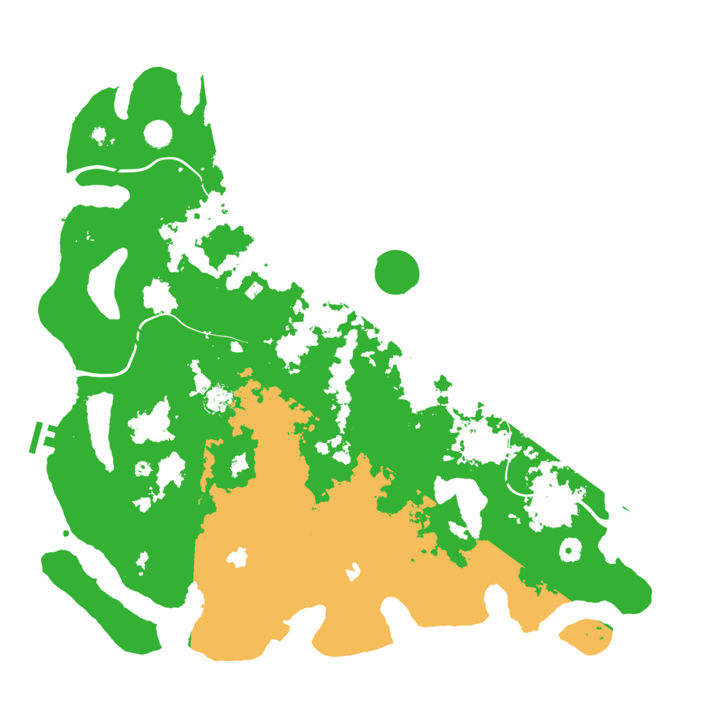 Biome Rust Map: Procedural Map, Size: 4500, Seed: 1142519173