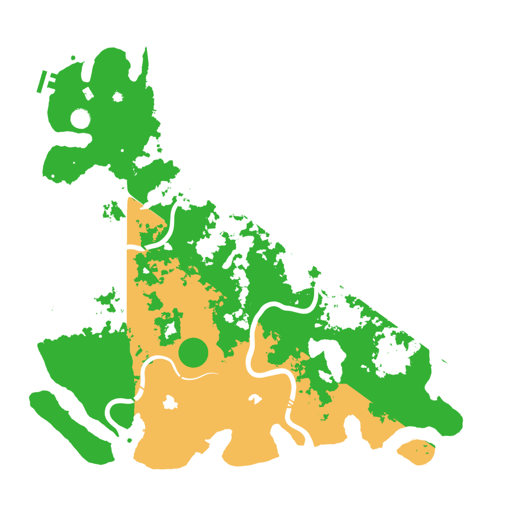 Biome Rust Map: Procedural Map, Size: 4500, Seed: 1142519173