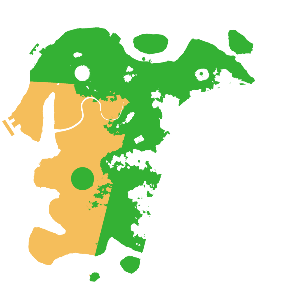 Biome Rust Map: Procedural Map, Size: 3500, Seed: 1204565491