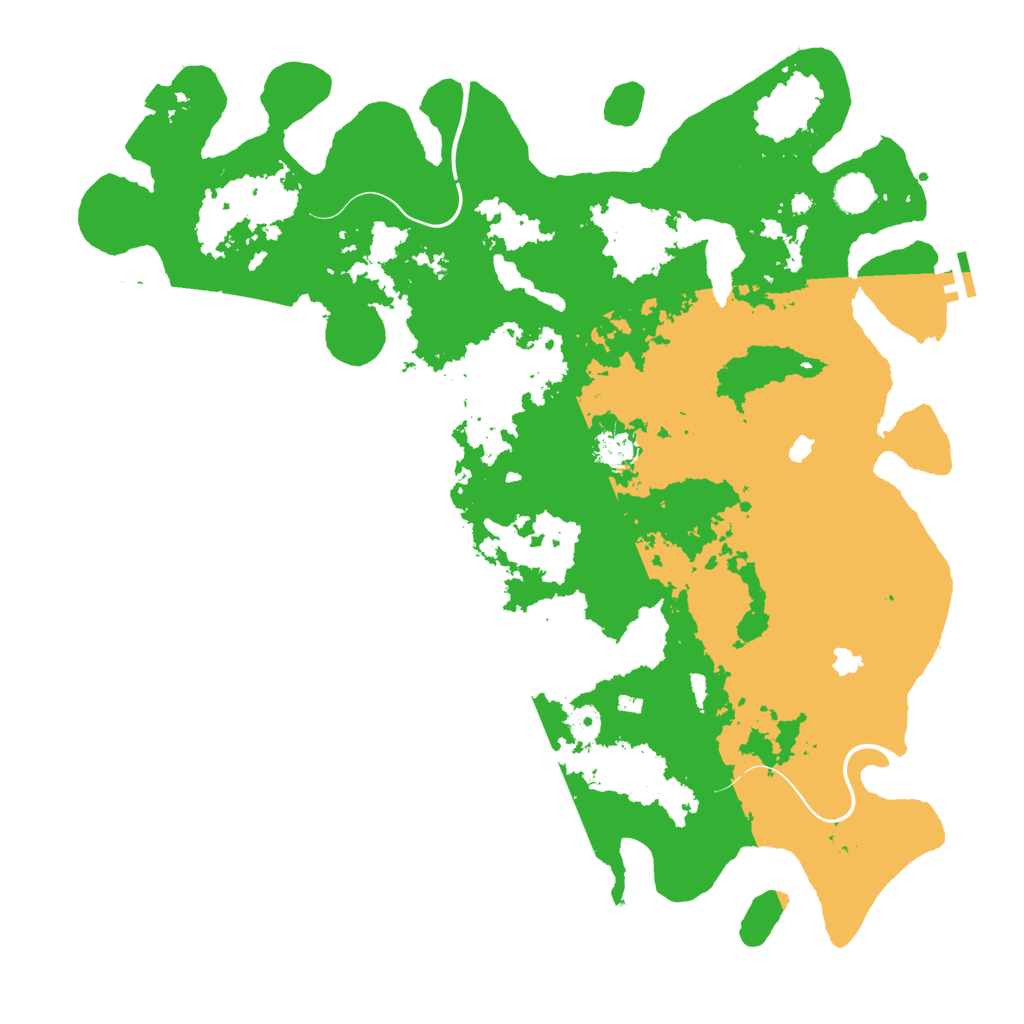 Biome Rust Map: Procedural Map, Size: 4500, Seed: 1357140313