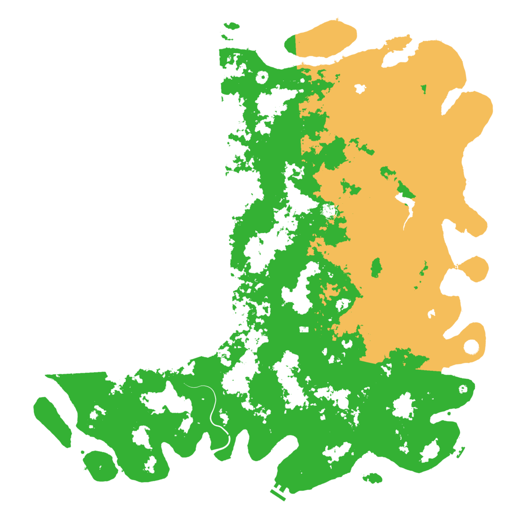 Biome Rust Map: Procedural Map, Size: 6000, Seed: 1472081829
