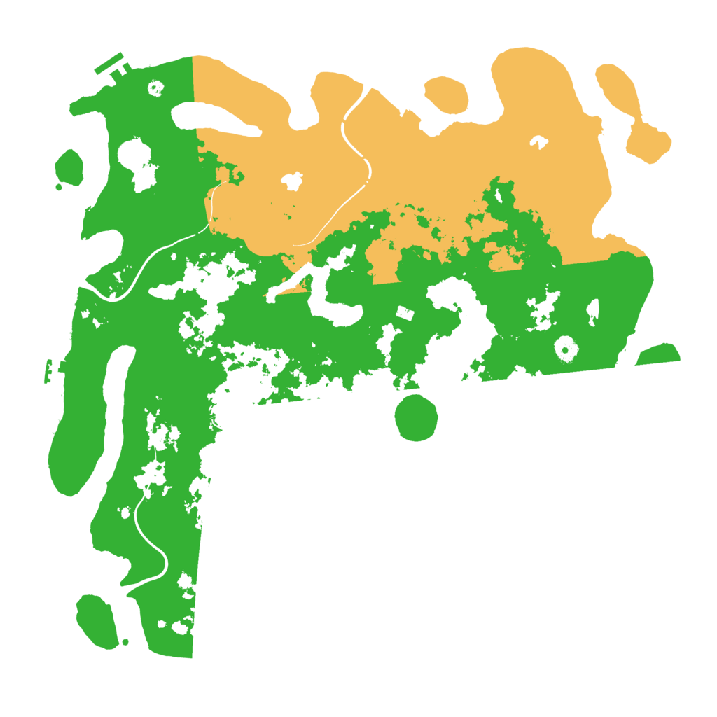 Biome Rust Map: Procedural Map, Size: 4500, Seed: 1815369306