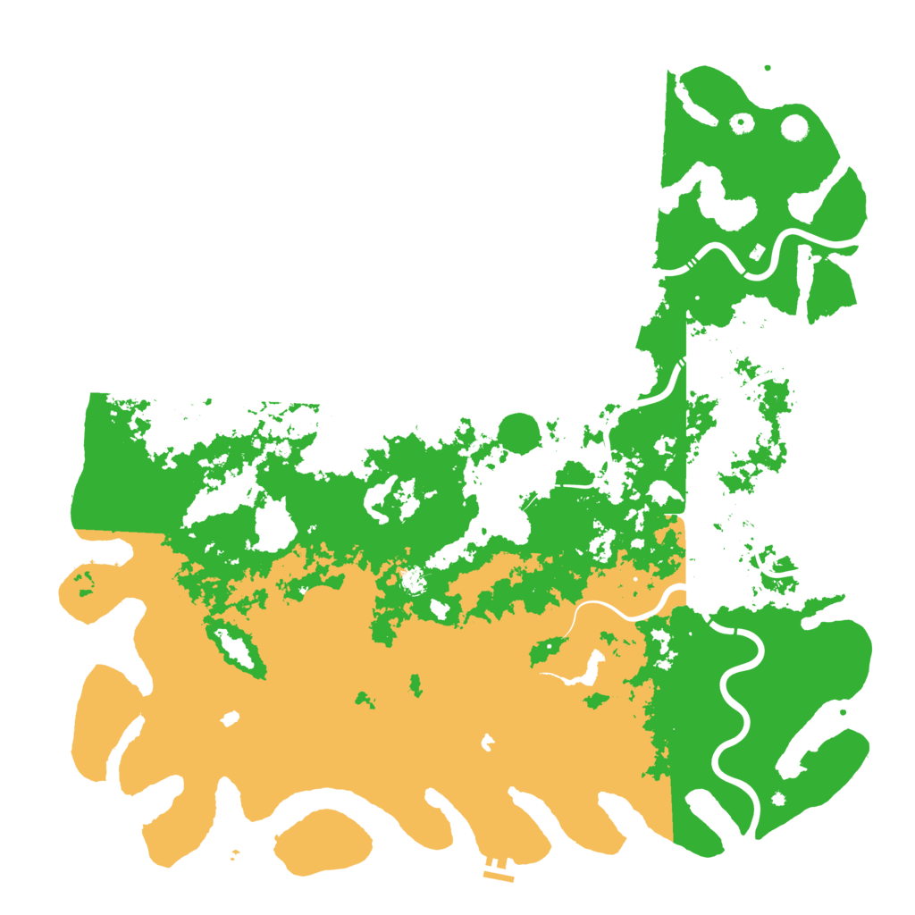 Biome Rust Map: Procedural Map, Size: 6000, Seed: 189912643