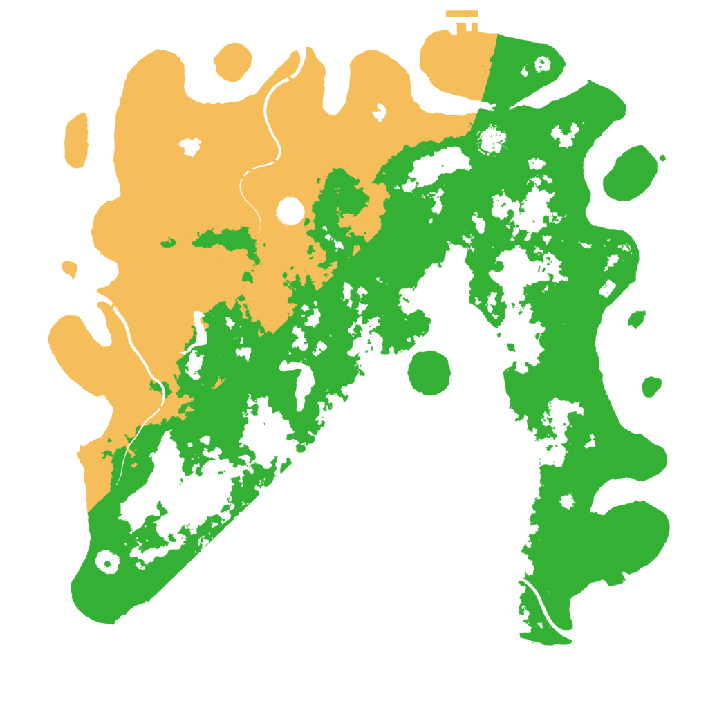 Biome Rust Map: Procedural Map, Size: 4500, Seed: 482001